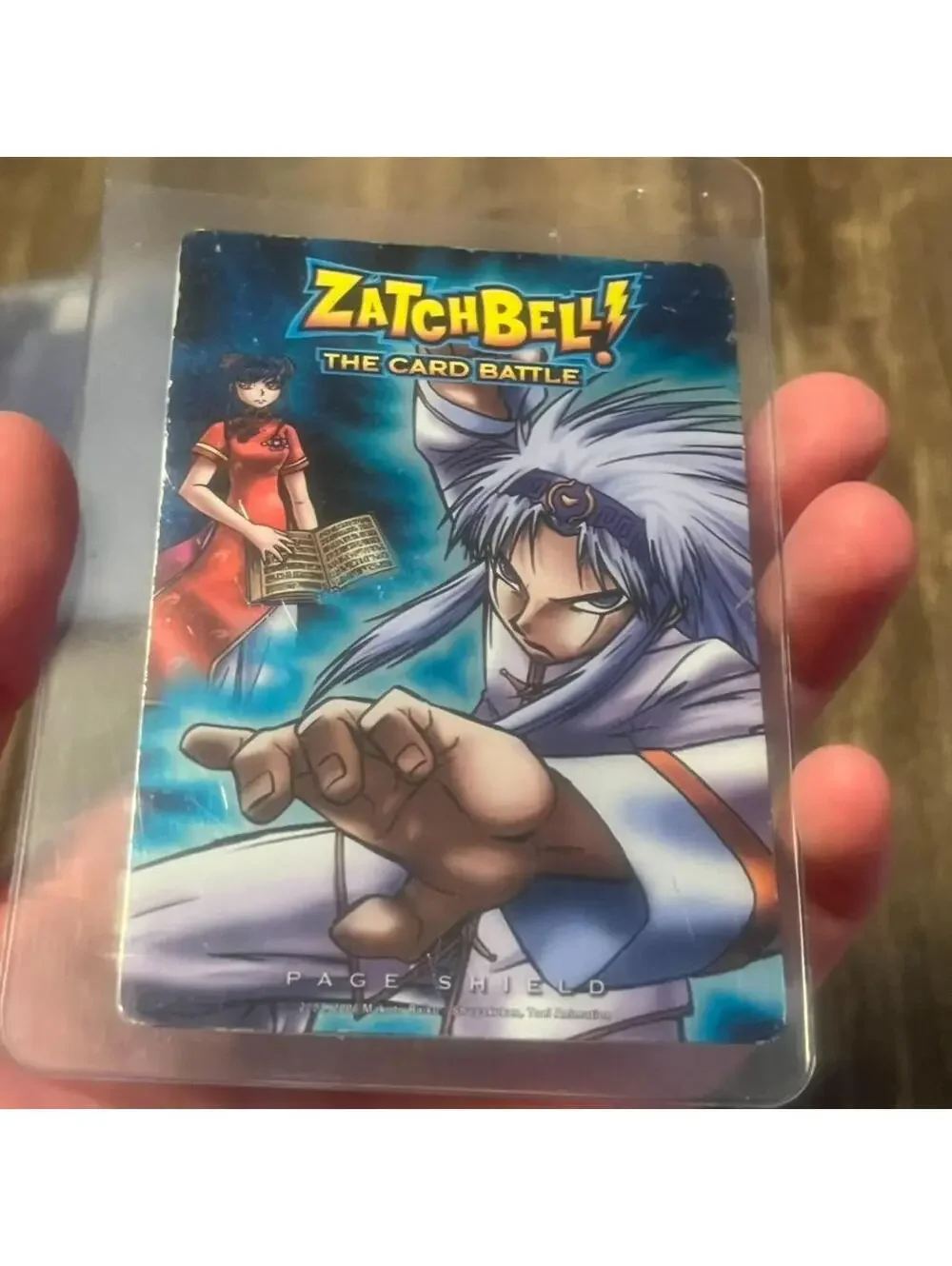 Zatch Bell! The Card Battle - PAGE SHIELD  Holo Card